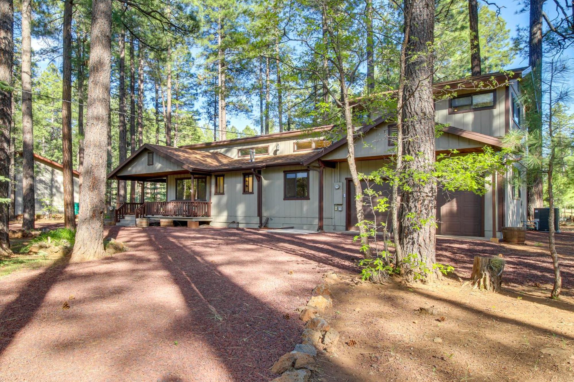 Вилла Peaceful Pinetop Cabin With Deck And Fire Pit! Indian Pine Экстерьер фото